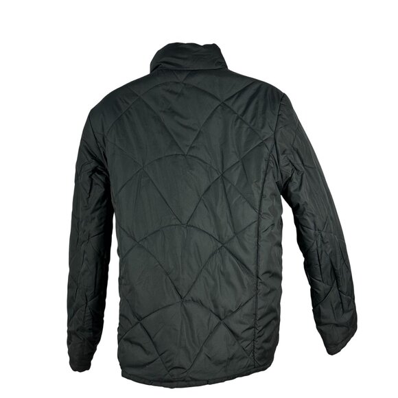 Faded Glory Reversible Quilted Jacket M 8-10 Black & Teal Polyester Womens - Picture 4 of 8